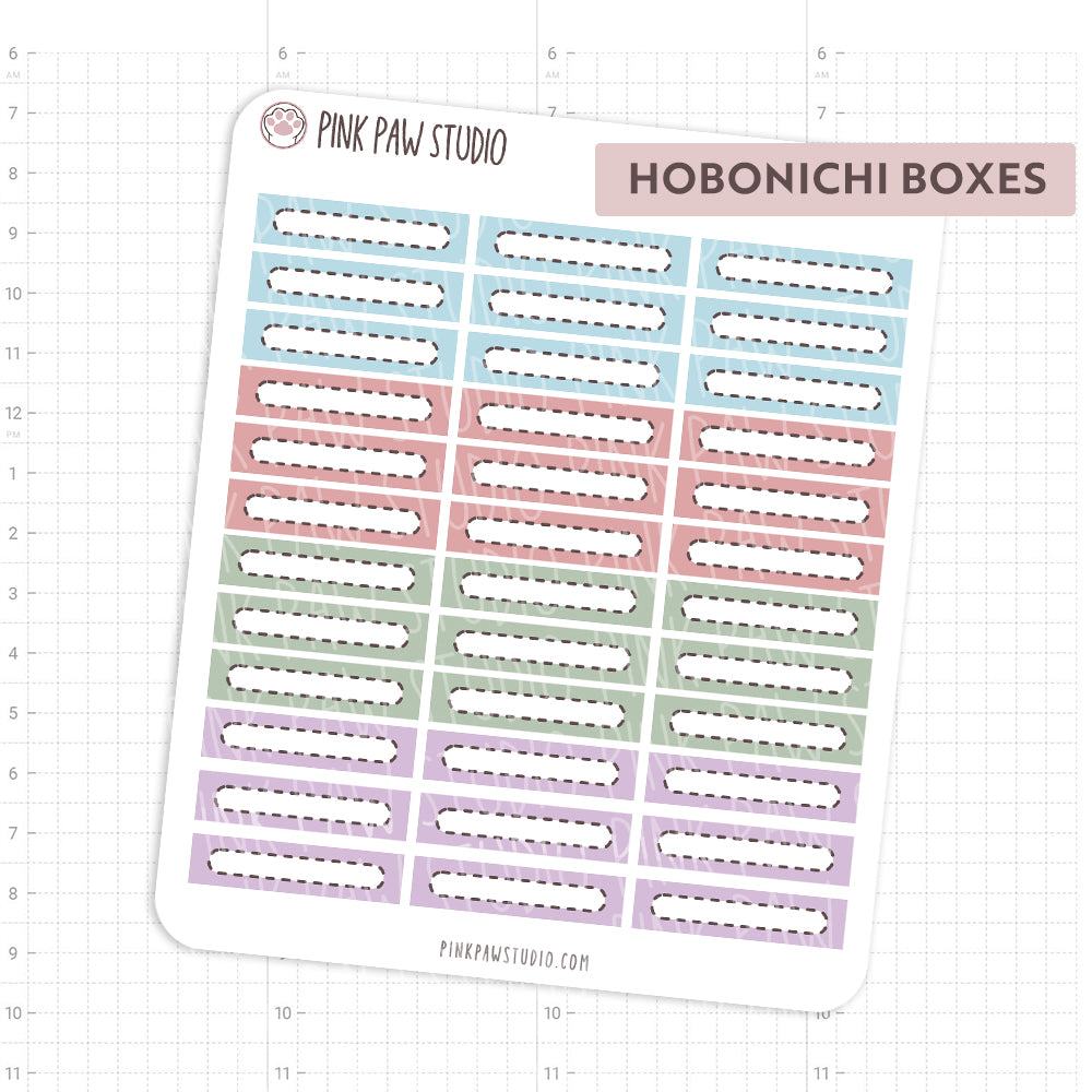 Hobonichi Cousin boxes - September - Fitness
