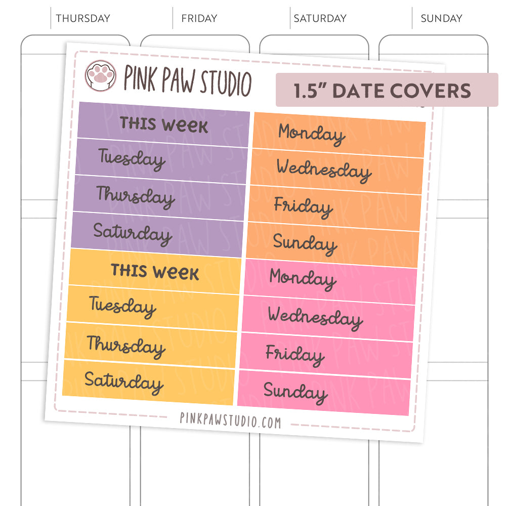 Coberturas de fecha - junio (3,3 cm y 3,8 cm)