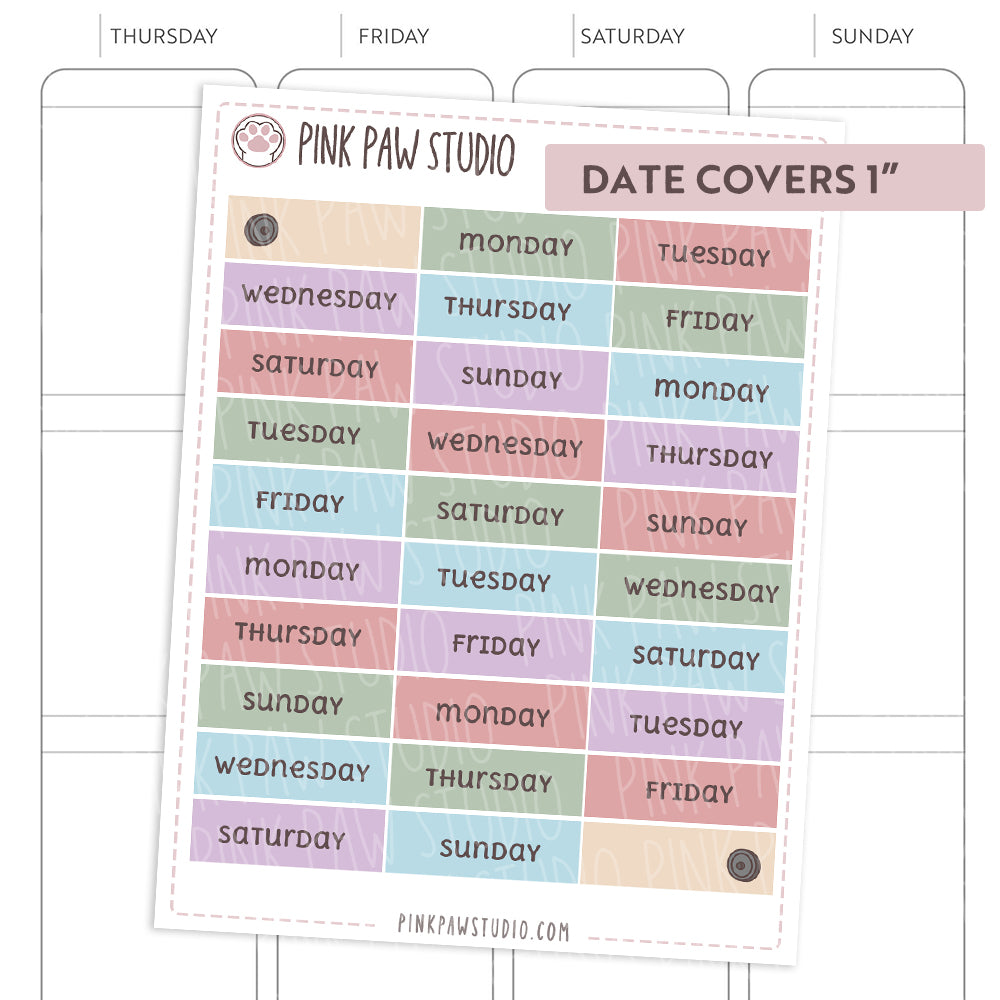 Date Covers 1" - September - Fitness