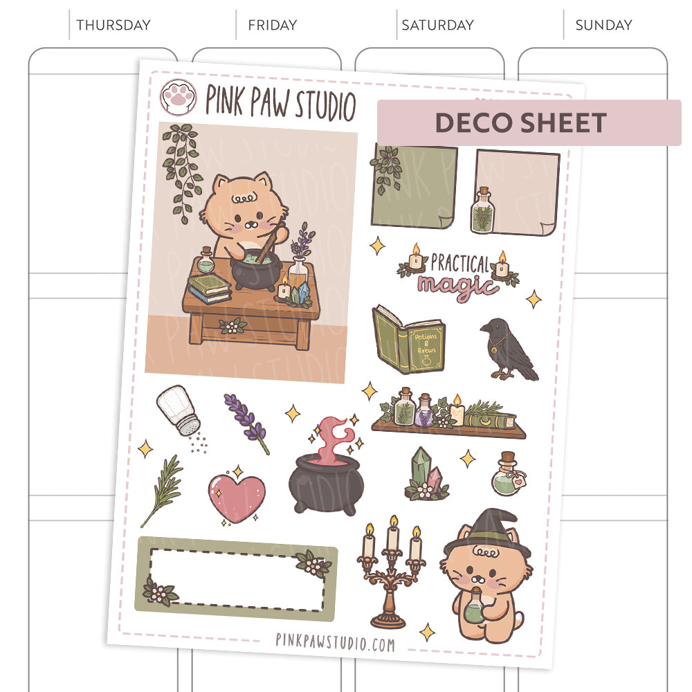 Deco sheets- October- Practical Magic