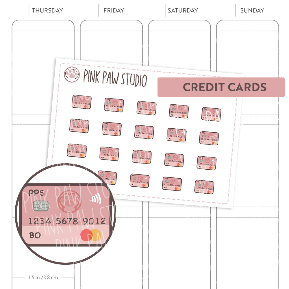 Tarjetas de Crédito Mini - Bo