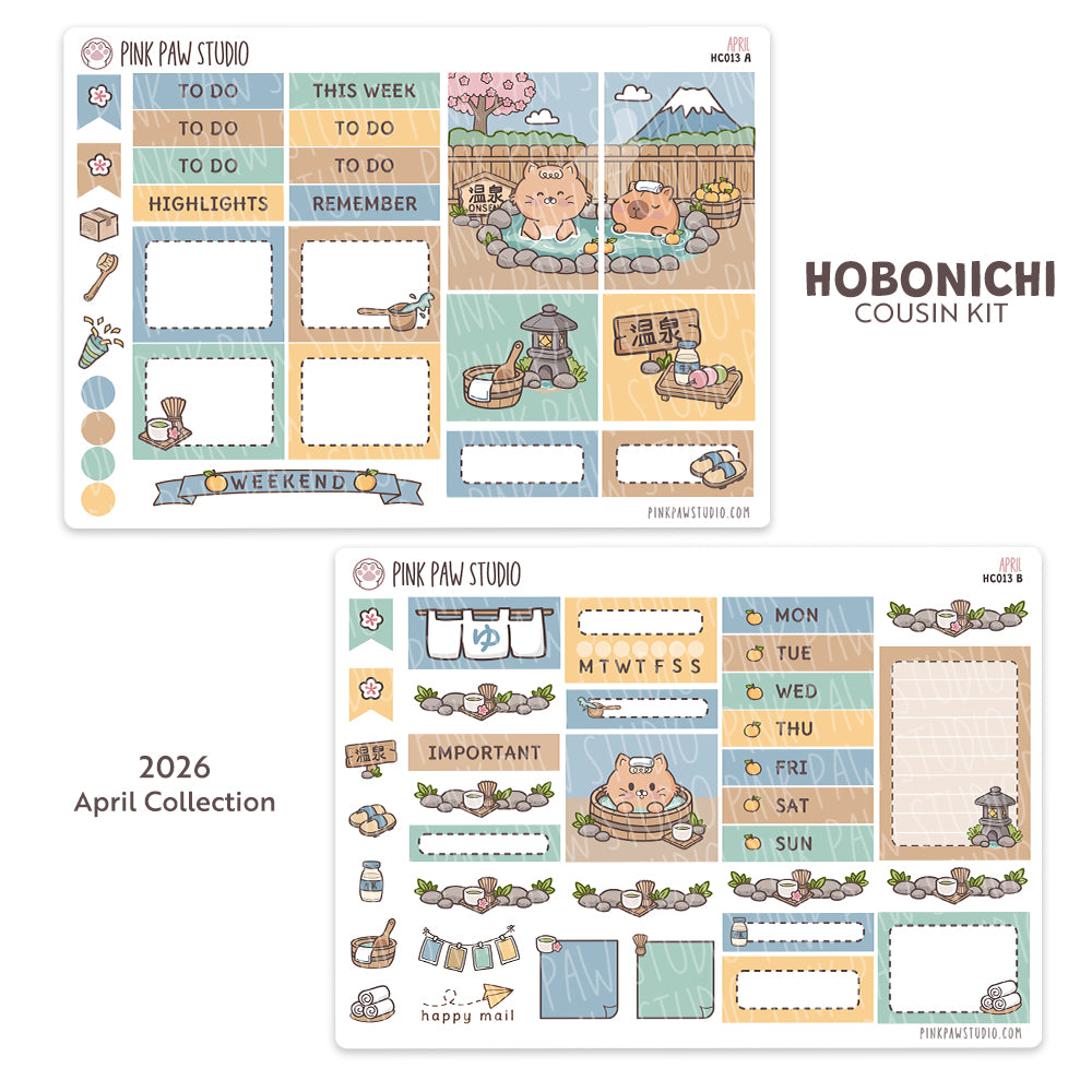 Kit Hobonichi Cousin - Abril