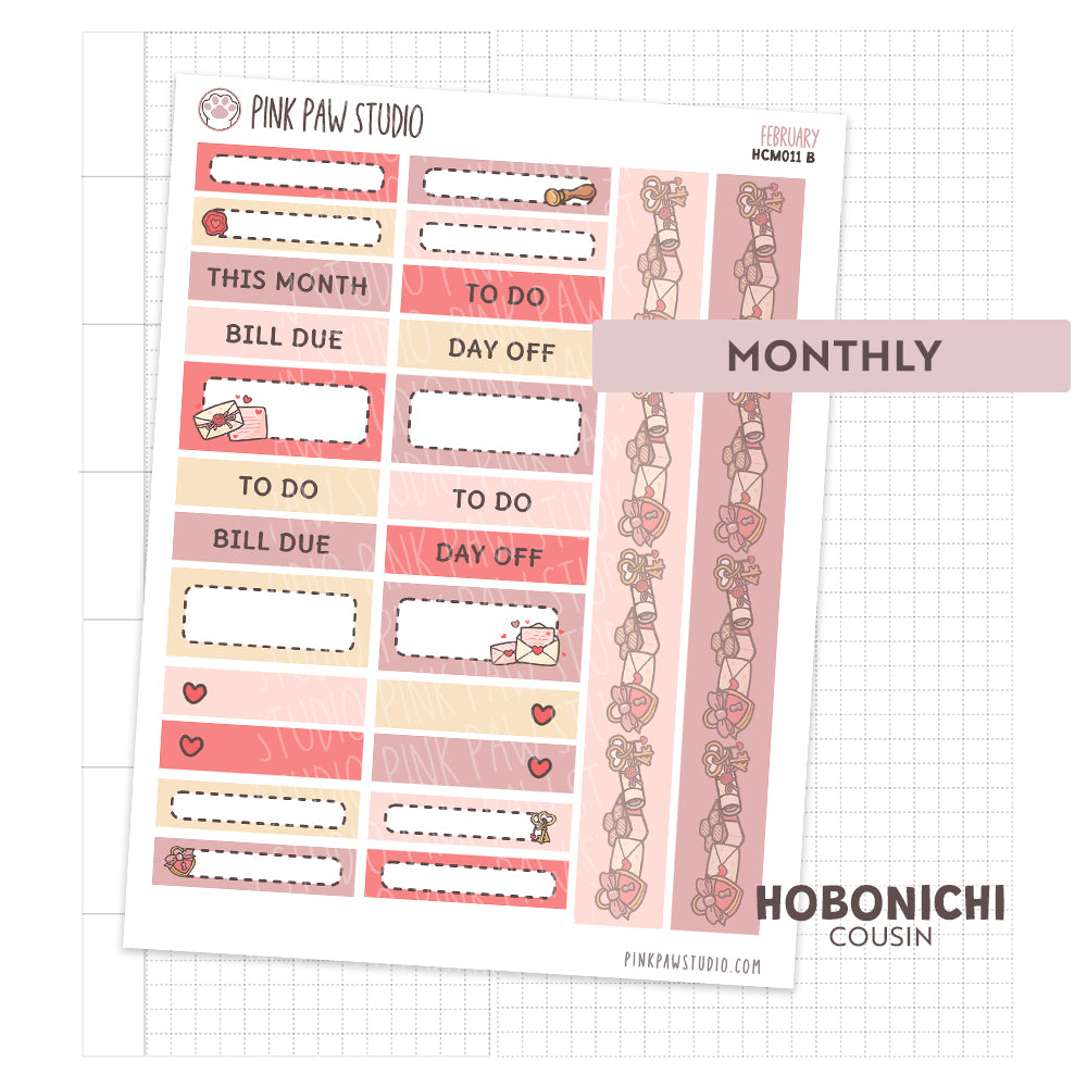 Hobonichi Cousin Mensual - Febrero