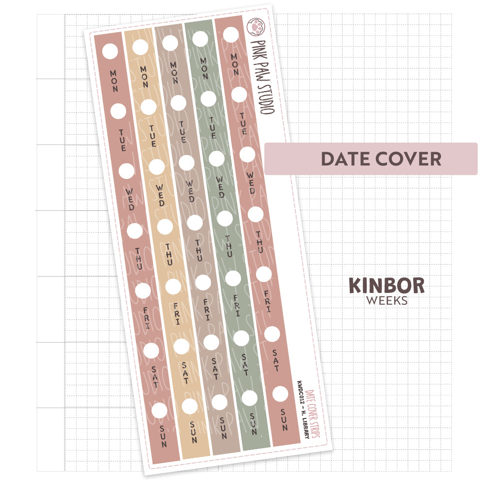 Kinbor Date Covers - Haunted Library