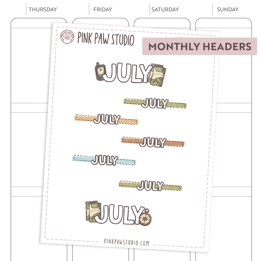 Encabezados mensuales - Junio