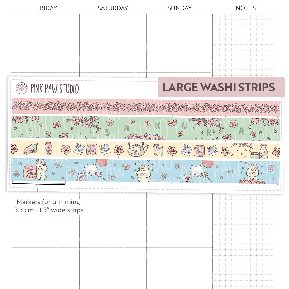 Large Washi Strips - Sakura