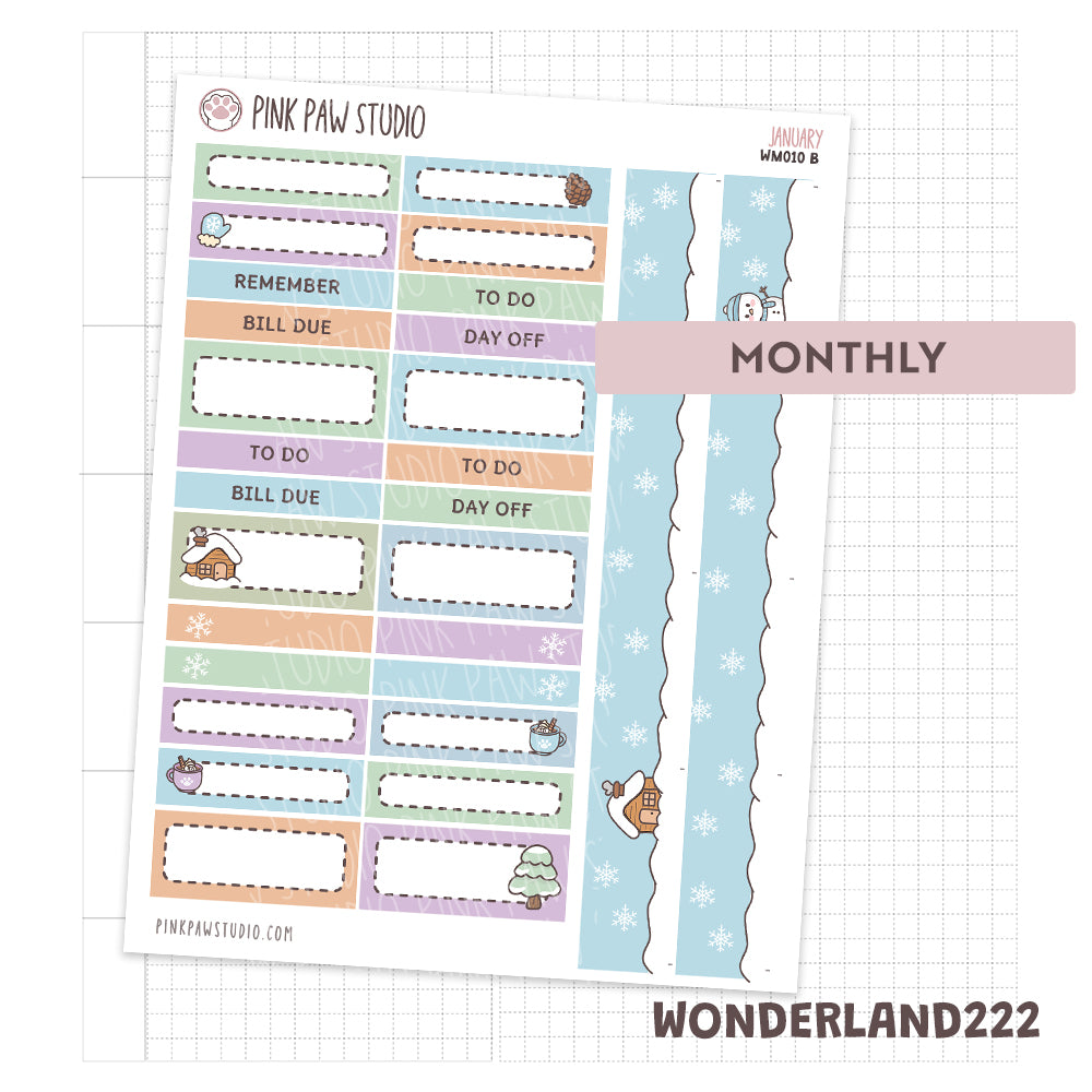 Wonderland222 Mensual - Enero