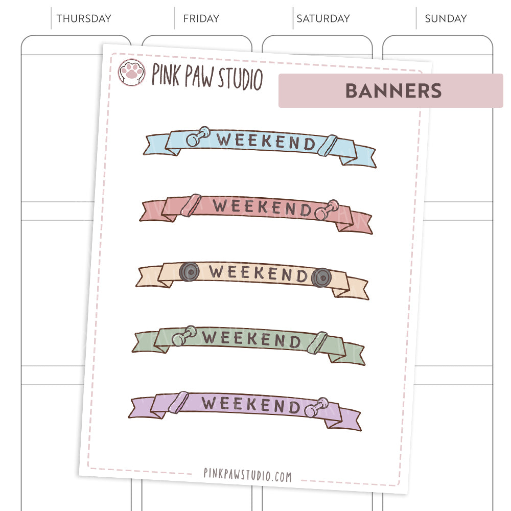 Weekend Banners - September - Fitness
