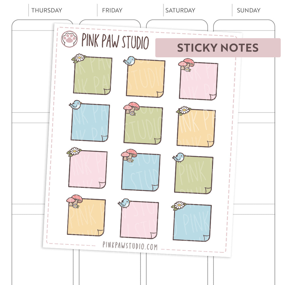 Sticky Notes - March