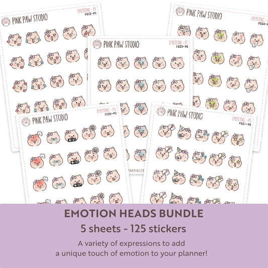 Emotion Heads - Peggy BUNDLE