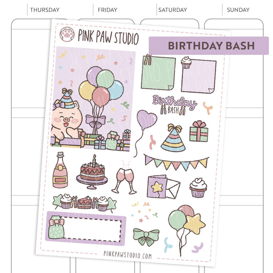 Decoración de fiesta de cumpleaños - Peggy