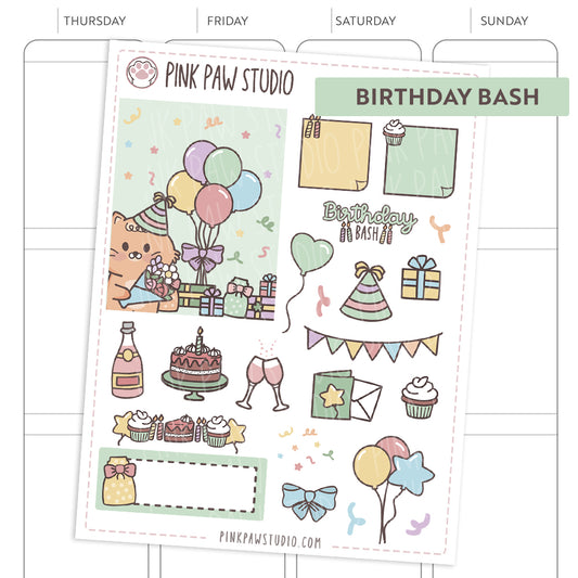 Decoración para fiesta de cumpleaños - Kato