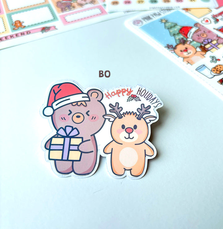 Pegatinas de vinilo navideñas