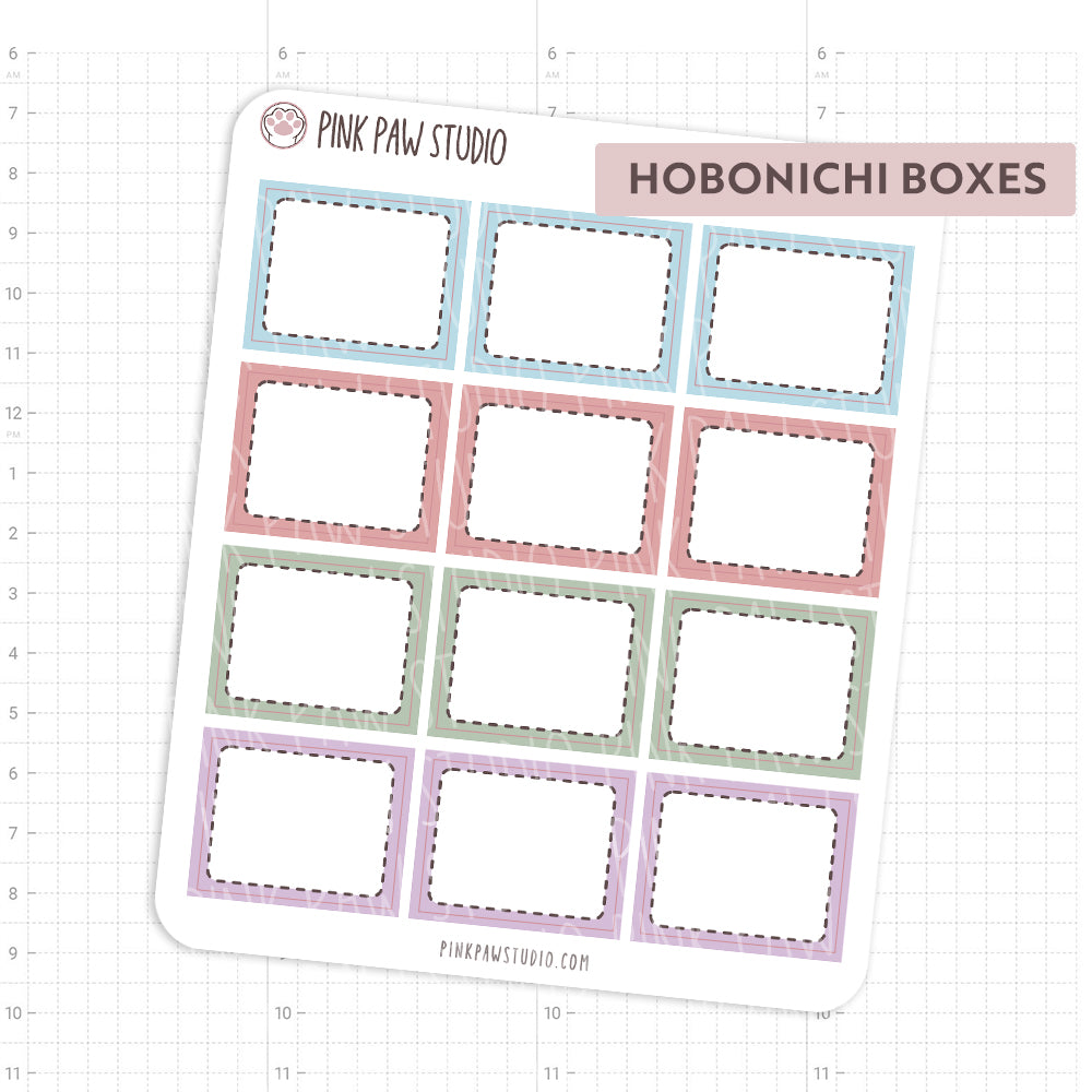 Hobonichi Cousin boxes - September - Fitness