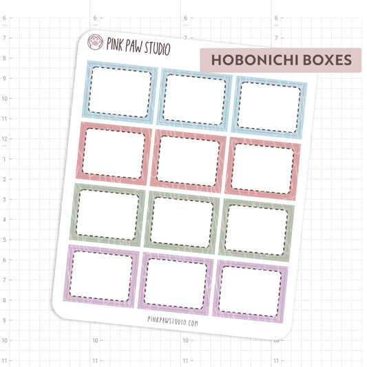 Hobonichi Cousin boxes - September - Fitness