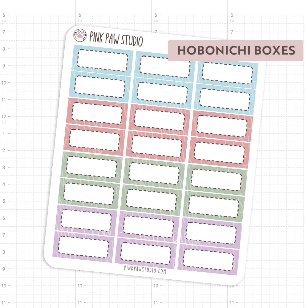 Hobonichi Cousin boxes - September - Fitness