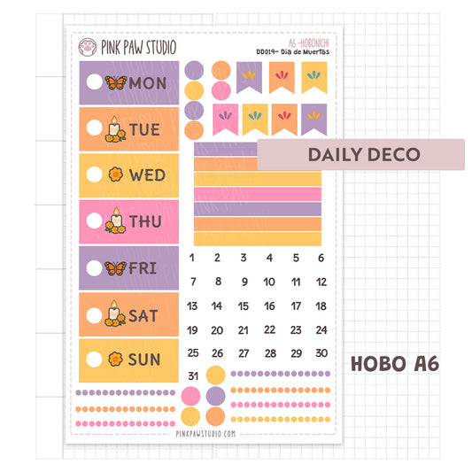 Daily Deco stickers - November - Dia de Muertos