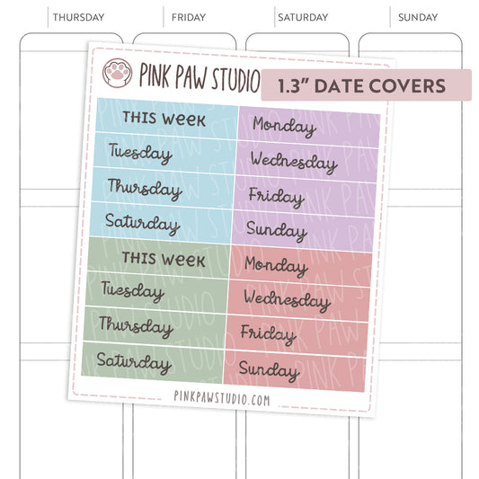Date Covers - September - Fitness (1.3" & 1.5")