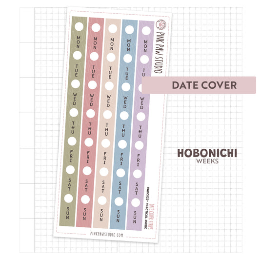 Hobonichi Weeks- Date Covers - October - Practical Magic