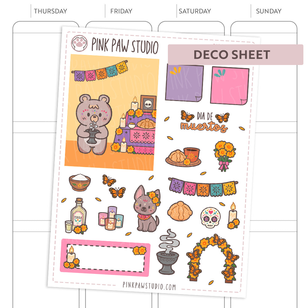 Deco sheets- November - Dia de Muertos