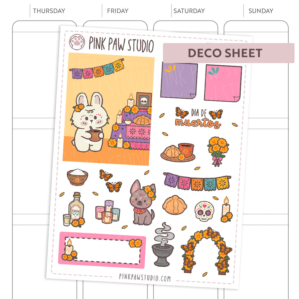 Deco sheets- November - Dia de Muertos