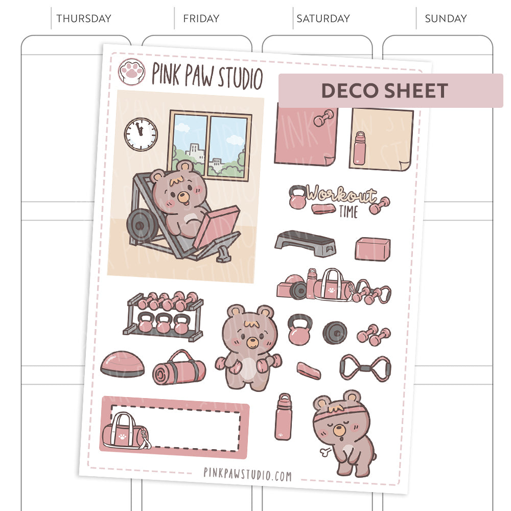 Deco sheets- September - Fitness