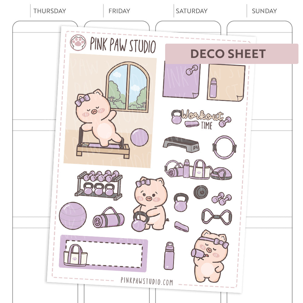 Deco sheets- September - Fitness