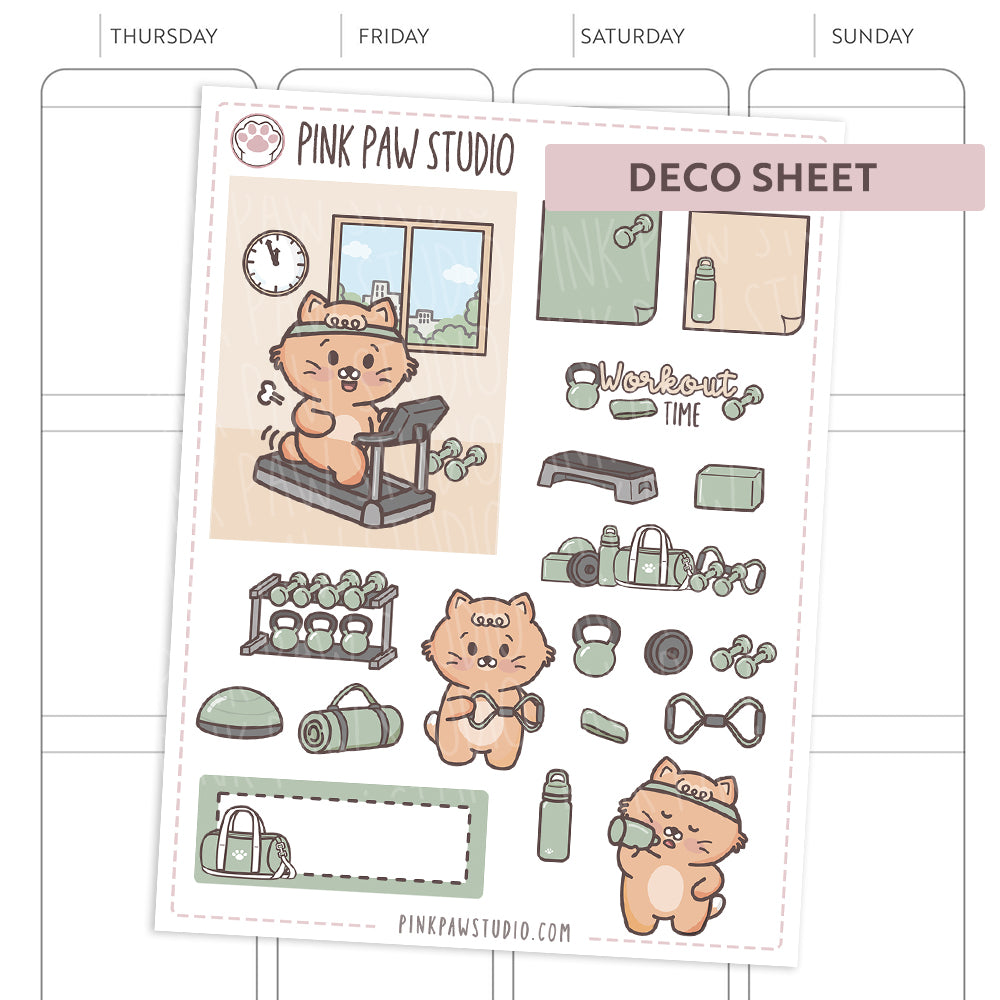 Deco sheets- September - Fitness