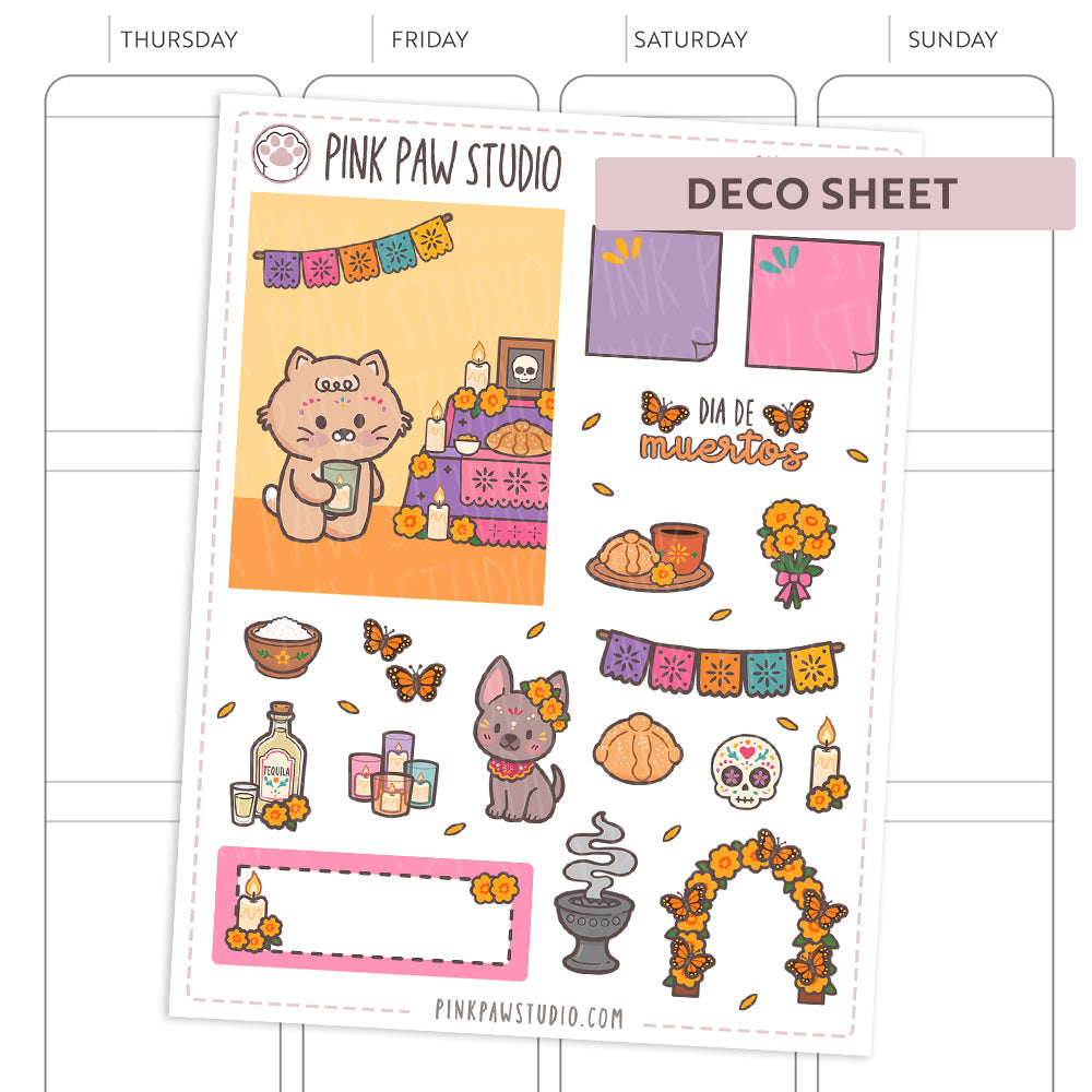 Deco sheets- November - Dia de Muertos