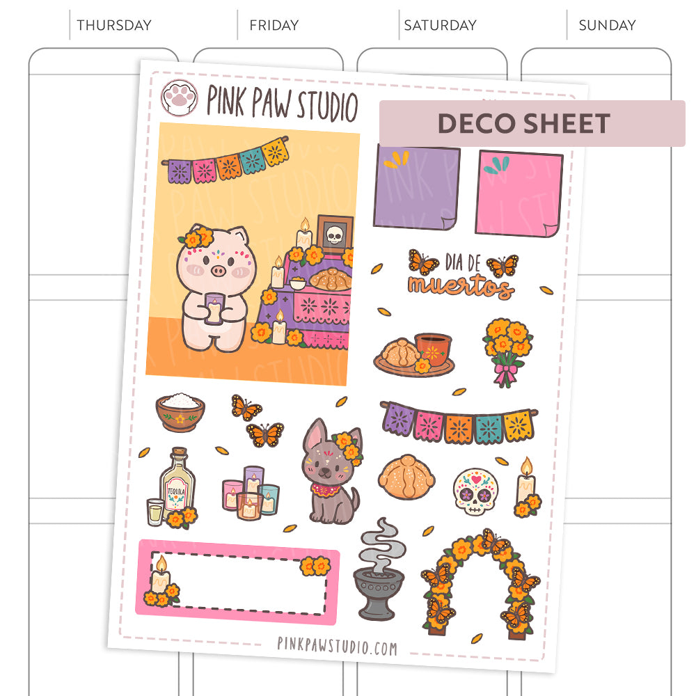 Deco sheets- November - Dia de Muertos