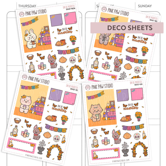 Deco sheets- November - Dia de Muertos