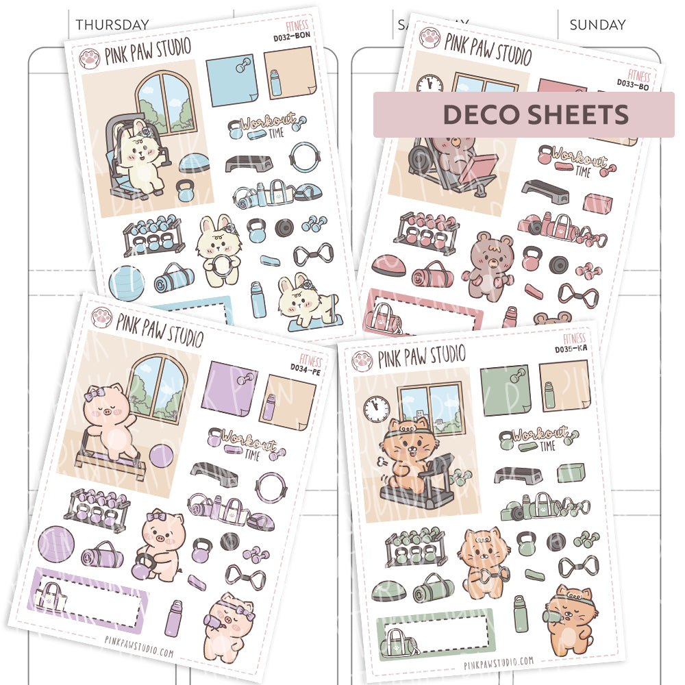 Deco sheets- September - Fitness