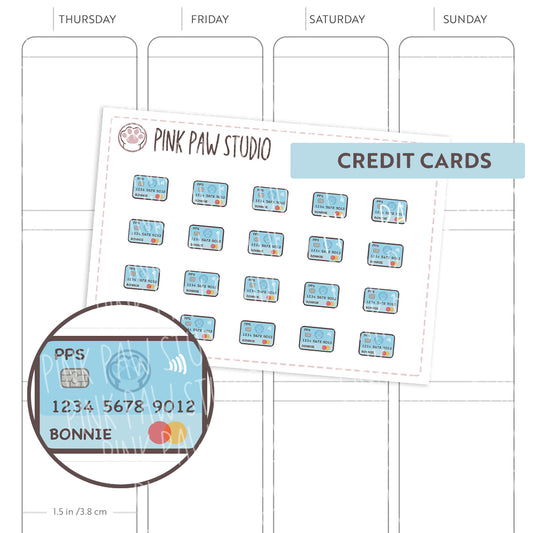 Mini Credit Cards - Bonnie