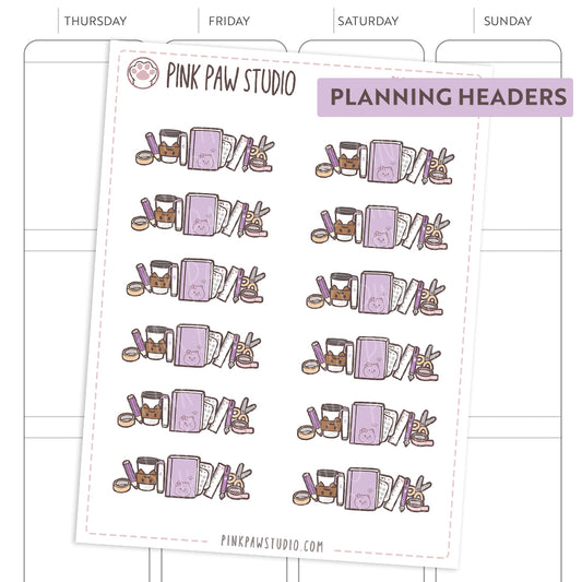 Encabezados de planificación - Peggy