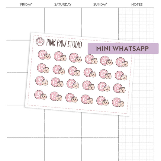 Mini Whatsapp Icon - Peggy