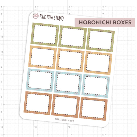 Hobonichi Cousin boxes - July