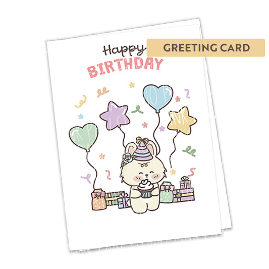 Tarjeta de felicitación de fiesta de cumpleaños - Bonnie