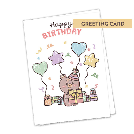 Tarjeta de felicitación de cumpleaños - Bo