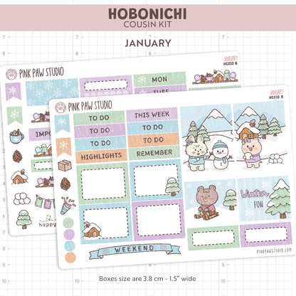 Kit Hobonichi Cousin - Enero