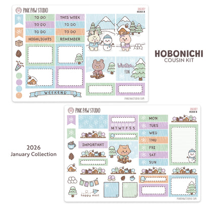 Kit Hobonichi Cousin - Enero