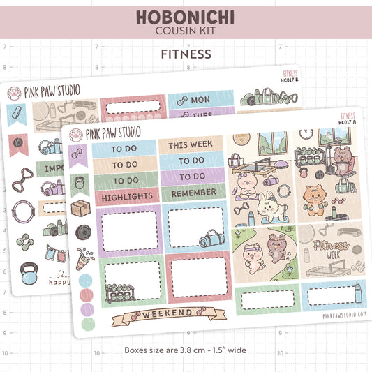 Hobonichi Cousin Kit - September - Fitness