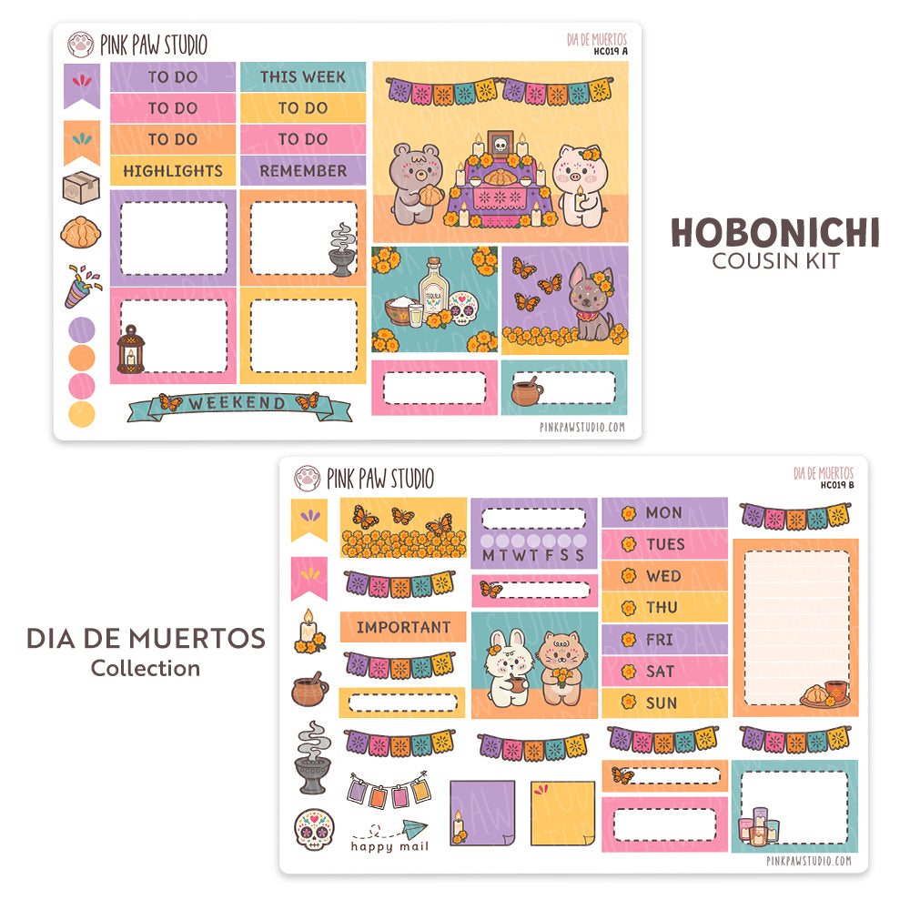 Hobonichi Cousin Kit - November - Dia de Muertos