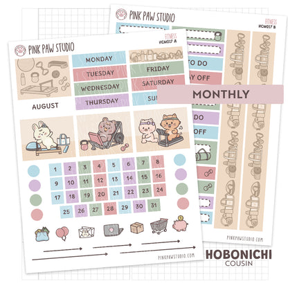 Hobonichi Cousin Monthly- September - Fitness