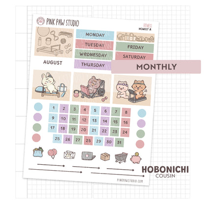 Hobonichi Cousin Monthly- September - Fitness