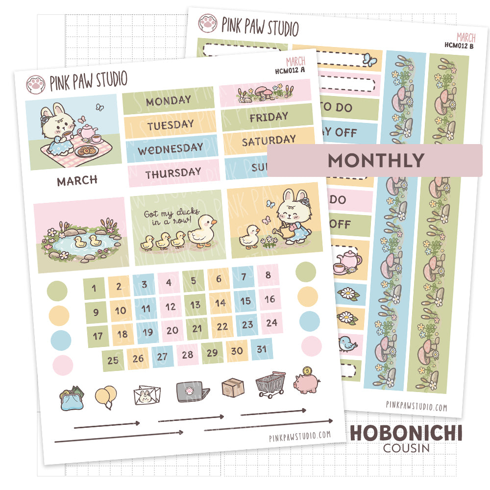 Hobonichi Cousin Monthly- Marzo