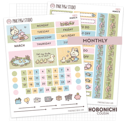 Hobonichi Cousin Monthly- Marzo