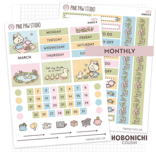 Hobonichi Cousin Monthly- Marzo