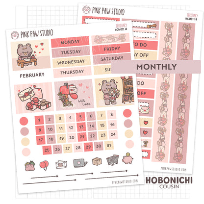 Hobonichi Cousin Mensual - Febrero