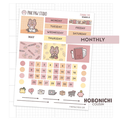 Hobonichi Cousin Monthly Kit- Planning Time