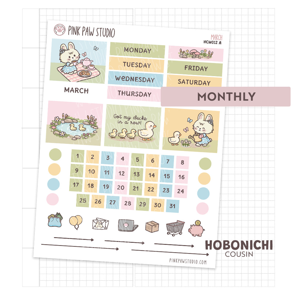 Hobonichi Cousin Monthly- Marzo